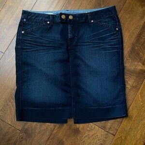 Gap Pencil Skirt Size 14 Knee Length Indigo